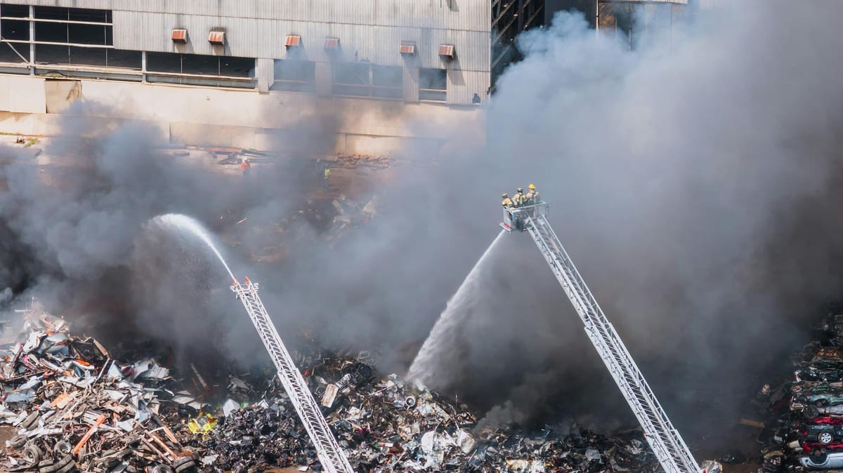 Incendio Delca Energy: il rischio chimico che paralizza il cuore della Toscana